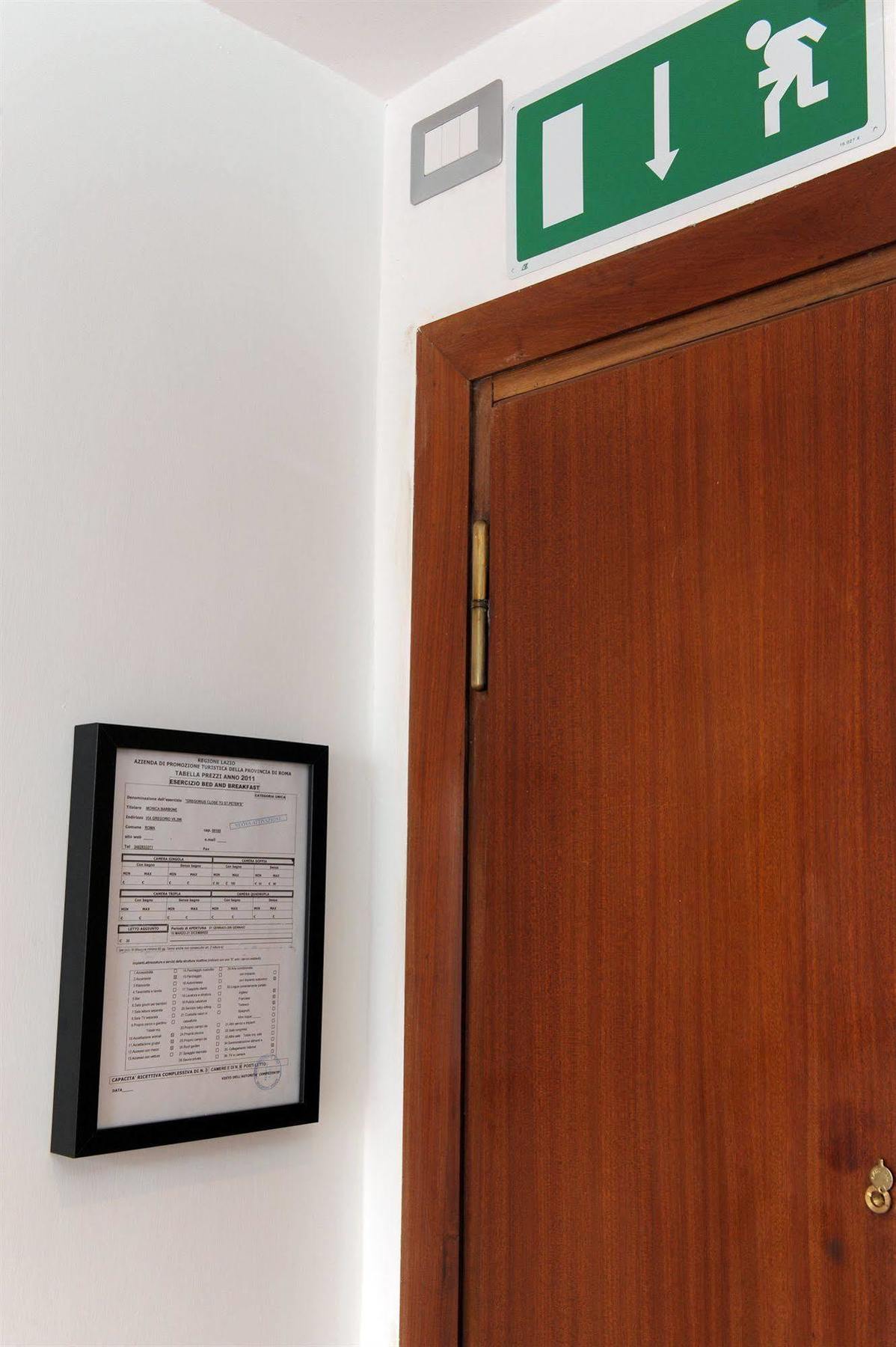 B&B Gregorius Close To St. Peter'S Rzym Zewnętrze zdjęcie
